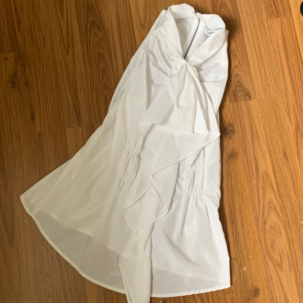 Bebe peplum ruffles blouse